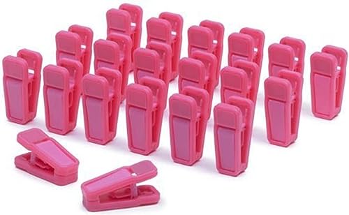 BDSHGRDH Sicherheitsnadeln， Non Slip Clothes Pegs,Laundry Pegs, 20PCS Heavy Duty Clothes Pegs Plastic Hangers Racks Clothespins Laundry(Roze) von BDSHGRDH