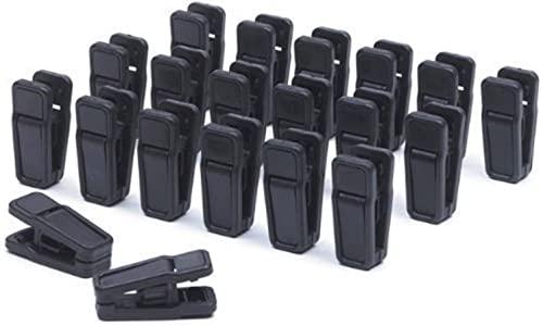 BDSHGRDH Sicherheitsnadeln， Non Slip Clothes Pegs,Laundry Pegs, 20PCS Heavy Duty Clothes Pegs Plastic Hangers Racks Clothespins Laundry Clothes(Black) von BDSHGRDH