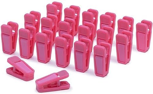 BDSHGRDH Sicherheitsnadeln， Non Slip Clothes Pegs,Laundry Pegs, 20PCS Heavy Duty Clothes Pegs Plastic Hangers Racks Clothespins Laundry Clothes(Roze) von BDSHGRDH
