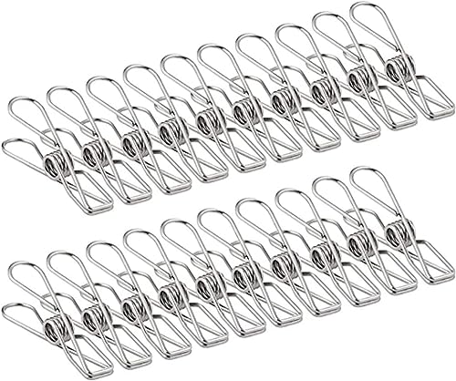 BDSHGRDH Sicherheitsnadeln, Non Slip Clothes Pegs,Laundry Pegs, 20pcs Clothes Pegs Stainless Steel Clothespins Drying Towels Socks BDSHGRDH Sicherheitsnadeln, Non Slip Clothes Pegs,Laundry Pegs, 20pcs Clothes Pegs Stainless Steel Clothespins Drying Towels Socks von BDSHGRDH