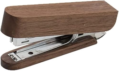 Hefter， Mini-Hefter, Holzhefter, 16 Blatt Kapazität mit 1000 Heftklammern, Studentenbüro, arbeitssparend, tragbar, multifunktional(Round) von BDSHGRDH