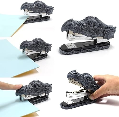 Hefter, Mini-Hefter, Kreativer Tierhefter, Desktop-Harzhefter, klein, for Büro, Schreibwaren, Heimhandwerk, Dekoration, Grau Hefter, Mini-Hefter, Kreativer Tierhefter, Desktop-Harzhefter, klein, for Büro, Schreibwaren, Heimhandwerk, Dekoration, Grau von BDSHGRDH