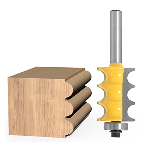 Schaftfräser， 8mm Griff Schrank Drahtschneider Hartmetall Formfräser Bohrer Trimmen Holz Drei Perlen Drei Kugelschneider Fräser for die Holzbearbeitung(2) von BDSHGRDH
