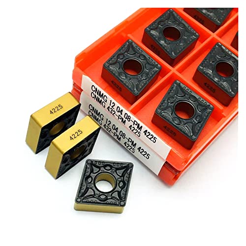 Schaftfräser, CNC-Werkzeuge, 10 Stück CNMG120408 PM 4225, zylindrische Drehwerkzeuge, Drehfräser, Hartmetalleinsätze, CNC-Stiftfräser, CNMG120408 PM4225 Schaftfräser, CNC-Werkzeuge, 10 Stück CNMG120408 PM 4225, zylindrische Drehwerkzeuge, Drehfräser, Hartmetalleinsätze, CNC-Stiftfräser, CNMG120408 PM4225 von BDSHGRDH