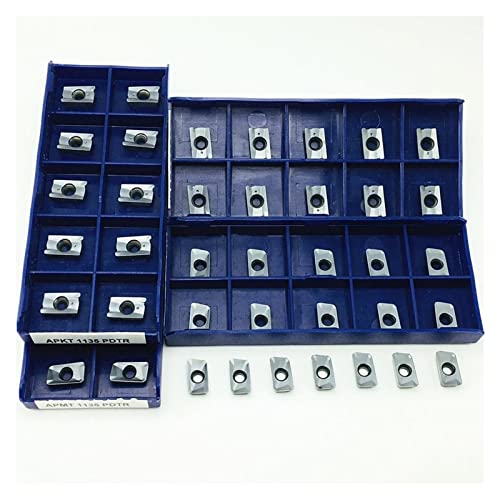 Schaftfräser， CNC-Werkzeuge 10 APMT1604 APKT1135 PDTR LT30 APMT1135 PDTR LT30 Fräser, Drehwerkzeuge, Hartmetalleinsätze, CNC-Fräseinsätze (10 Stück)(APKT1604PDTR LT30) von BDSHGRDH