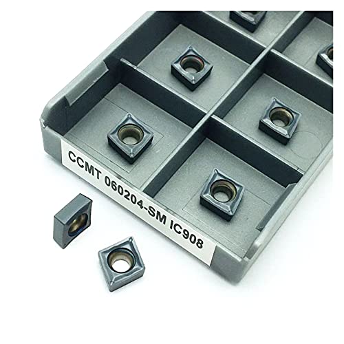 Schaftfräser, CNC-Werkzeuge CCMT060204 SM IC908 Dreheinsatz CNC-Fräser Hartmetalleinsatz Internes Drehwerkzeug CCMT 060204 Fräser: 10 Stück Schaftfräser, CNC-Werkzeuge CCMT060204 SM IC908 Dreheinsatz CNC-Fräser Hartmetalleinsatz Internes Drehwerkzeug CCMT 060204 Fräser: 10 Stück von BDSHGRDH