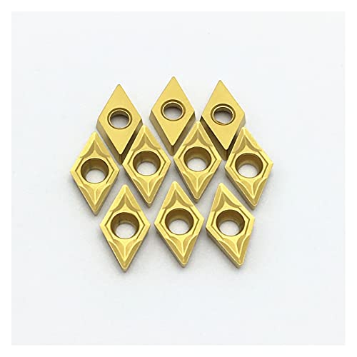 Schaftfräser， CNC-Werkzeuge Hartmetall DCMT070204 UE6020 DCMT070204 VP15TF Externes Metalldrehwerkzeug Fräsmaschine CNC-Werkzeug DCMT 070204 Fräser(Dcmt070204 Us735) von BDSHGRDH