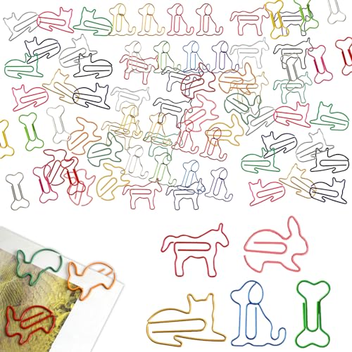 BDSHUNBF 100 Stück Büroklammern,Paper Clips, Büroklammern Motiv Cartoon Bunte Tier Design Büroklammern,Colourful Animal Design Paper Clips,Bunt Aktenklammern Set,Büroklammern Bunt Cartoon Bookmarks BDSHUNBF 100 Stück Büroklammern,Paper Clips, Büroklammern Motiv Cartoon Bunte Tier Design Büroklammern,Colourful Animal Design Paper Clips,Bunt Aktenklammern Set,Büroklammern Bunt Cartoon Bookmarks von BDSHUNBF