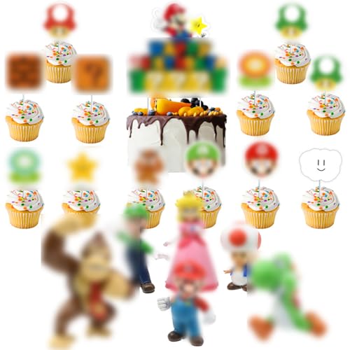 BDSHUNBF 19 Stück Geburtstag Tortendeko, Geburtstag Deko, Cartoons Kuchen Topper Dekoration, Party Kuchen Dekoration für Babyparty, Kinder Geburtstag Party Torte Deko Supplies BDSHUNBF 19 Stück Geburtstag Tortendeko, Geburtstag Deko, Cartoons Kuchen Topper Dekoration, Party Kuchen Dekoration für Babyparty, Kinder Geburtstag Party Torte Deko Supplies von BDSHUNBF