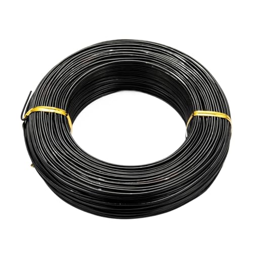 Basteldraht 1 Rolle mehrfarbiger Aluminiumdraht, Schmuckzubehör zur Schmuckherstellung, DIY-Halsketten, Armbänder, 0,8 mm, 1,0 mm, 1,5 mm, 2,0 mm, 3,0 mm, 4,0 mm, 5,0 mm, 6,0 mm(Color-02,4mm 16m) von BDXMKS