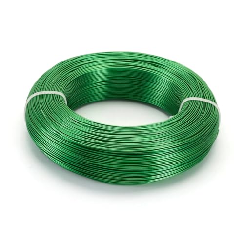 Basteldraht 1 Rolle mehrfarbiger Aluminiumdraht, Schmuckzubehör zur Schmuckherstellung, DIY-Halsketten, Armbänder, 0,8 mm, 1,0 mm, 1,5 mm, 2,0 mm, 3,0 mm, 4,0 mm, 5,0 mm, 6,0 mm(Color-03,1.5mm 100m) von BDXMKS