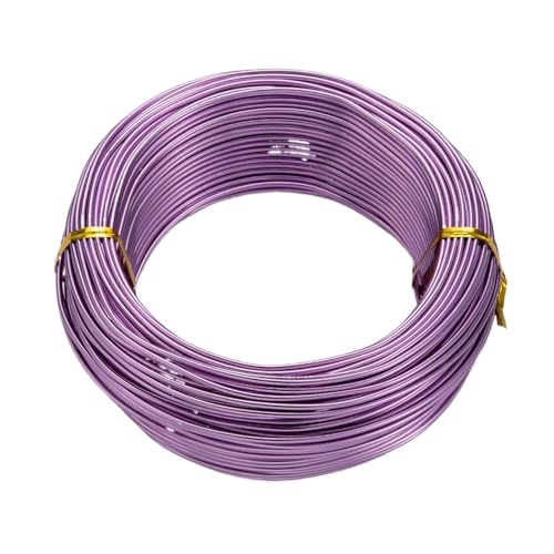 Basteldraht 1 Rolle mehrfarbiger Aluminiumdraht, Schmuckzubehör zur Schmuckherstellung, DIY-Halsketten, Armbänder, 0,8 mm, 1,0 mm, 1,5 mm, 2,0 mm, 3,0 mm, 4,0 mm, 5,0 mm, 6,0 mm(MediumOrchid,3mm 25m) Basteldraht 1 Rolle mehrfarbiger Aluminiumdraht, Schmuckzubehör zur Schmuckherstellung, DIY-Halsketten, Armbänder, 0,8 mm, 1,0 mm, 1,5 mm, 2,0 mm, 3,0 mm, 4,0 mm, 5,0 mm, 6,0 mm(MediumOrchid,3mm 25m) von BDXMKS