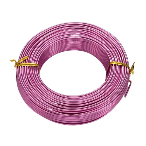 Basteldraht 1 Rolle mehrfarbiger Aluminiumdraht, Schmuckzubehör zur Schmuckherstellung, DIY-Halsketten, Armbänder, 0,8 mm, 1,0 mm, 1,5 mm, 2,0 mm, 3,0 mm, 4,0 mm, 5,0 mm, 6,0 mm(White-08,0.8mm 300m) Basteldraht 1 Rolle mehrfarbiger Aluminiumdraht, Schmuckzubehör zur Schmuckherstellung, DIY-Halsketten, Armbänder, 0,8 mm, 1,0 mm, 1,5 mm, 2,0 mm, 3,0 mm, 4,0 mm, 5,0 mm, 6,0 mm(White-08,0.8mm 300m) von BDXMKS