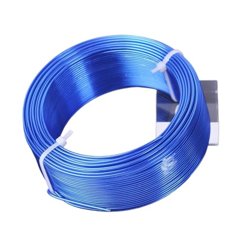 Basteldraht 1 große Rolle 0,8 mm/1,0 mm/1,5 mm/2,0 mm/2,5 mm/3,0 mm Aluminium-Weichmetall-Basteldraht for Schmuckherstellung DIY(Color 5,3.0mm (13 meters)) von BDXMKS