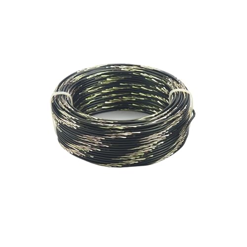 Basteldraht 2,0 Mt/los 2,0 MM Aluminiumdraht Gold/Silber Muster Weiche Handwerkskunst Multifunktionale Biegsame Metallschmuck Handwerk Produktion(HJ05-2M) von BDXMKS