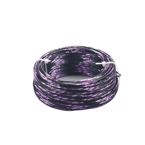 Basteldraht 2,0 Mt/los 2,0 MM Aluminiumdraht Gold/Silber Muster Weiche Handwerkskunst Multifunktionale Biegsame Metallschmuck Handwerk Produktion(ZJ06-2M) von BDXMKS