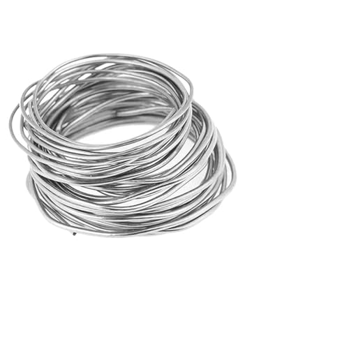Basteldraht 2,0 mm Leicht schmelzender Aluminium-Schweißstab mit niedriger Temperatur, Fülldraht, Lötmittel, kein Lötpulver erforderlich, Schweißstab for Propanbrenner(2.0mm,8 meter) von BDXMKS