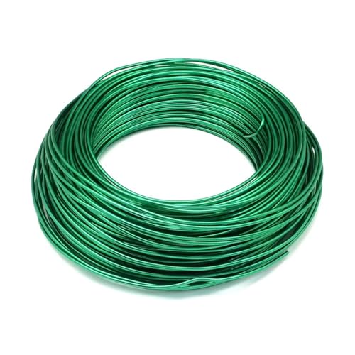 Basteldraht 500 g Aluminiumdrähte 1,2/2,5/3,5 mm, biegsamer, flexibler Basteldraht, Schmuckzubehör for Armbänder, Ohrringe, Bonsai, Basteln, DIY-Herstellung(Green01) von BDXMKS