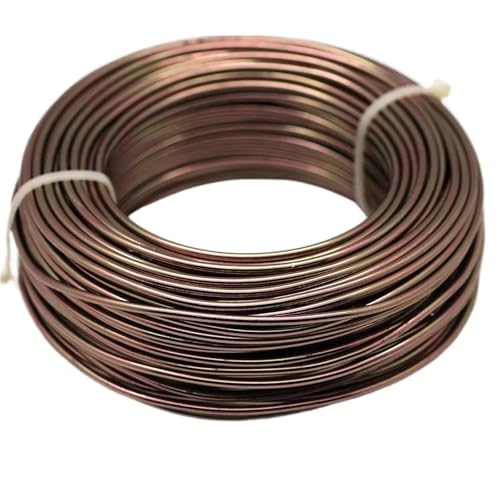 Basteldraht Großhandel 35~225,0 Meter 4 Größe Ganze Rolle Aluminiumdraht Modeschmuck Erkenntnisse for Schmuck Machen DIY Aluminium Handwerk Draht Überzogene(Color-05,1.5mm 100meter) von BDXMKS