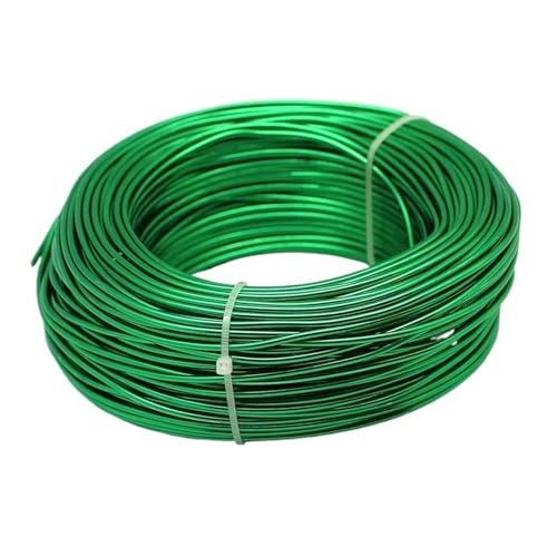 Basteldraht Großhandel 35~225,0 Meter 4 Größe Ganze Rolle Aluminiumdraht Modeschmuck Erkenntnisse for Schmuck Machen DIY Aluminium Handwerk Draht Überzogene(Color-10,1mm 225meter) von BDXMKS