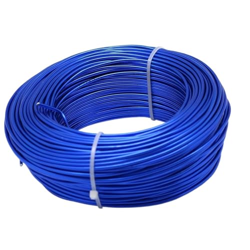 Basteldraht Großhandel 35~225,0 Meter 4 Größe Ganze Rolle Aluminiumdraht Modeschmuck Erkenntnisse for Schmuck Machen DIY Aluminium Handwerk Draht Überzogene(Dark bule,1.5mm 100meter) von BDXMKS