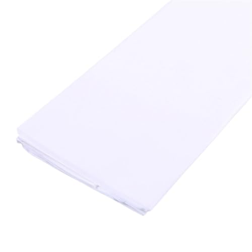 Blumen Papier 100 Blatt Seidenpapier 50x66cm Blumenverpackung Kraftpapier for Floristen Verpackung Blumenstrauß Hochzeit weich bunt dekorativ(White) von BDXMKS