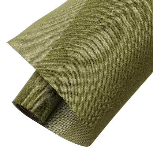 Blumen Papier 48 cm x 4,5 m Leinen Baumwolle Blume Geschenkpapier Wasserdicht Bouquet Verpackung Seidenpapier Hochzeit Geburtstag Party Verpackung Dekor(Deep Green) von BDXMKS