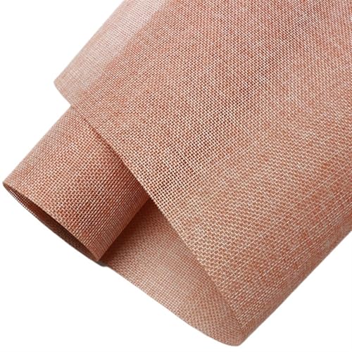 Blumen Papier 48 cm x 4,5 m Leinen Baumwolle Blume Geschenkpapier Wasserdicht Bouquet Verpackung Seidenpapier Hochzeit Geburtstag Party Verpackung Dekor(Pink) von BDXMKS