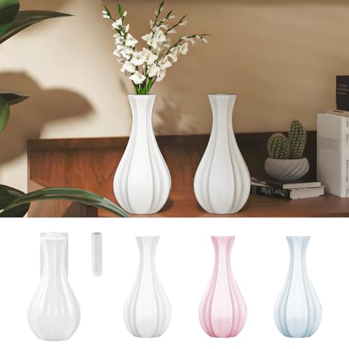 BDYLYS 4 Stück Silikon Gießformen für Vasen und Tabletts – DIY Resin Blumentöpfe, Beton Vasen & Dekorative Blumendeko – Handgefertigte Formen für kreative Bastelprojekte BDYLYS 4 Stück Silikon Gießformen für Vasen und Tabletts – DIY Resin Blumentöpfe, Beton Vasen & Dekorative Blumendeko – Handgefertigte Formen für kreative Bastelprojekte von BDYLYS