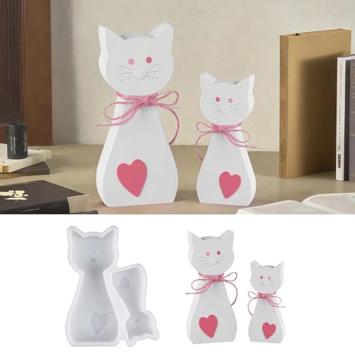 BDYLYS Silikonform GießForm Katze, Epoxidharz Formen Katzen 3D KäTzchen Silikon GießForm Katze Gips Zum GießEn Silikonform Kerzenform Epoxidharz Tiere Formen BDYLYS Silikonform GießForm Katze, Epoxidharz Formen Katzen 3D KäTzchen Silikon GießForm Katze Gips Zum GießEn Silikonform Kerzenform Epoxidharz Tiere Formen von BDYLYS