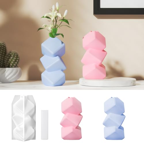 BDYLYS Unregelmäßig geschichtete Vase Silikonform Epoxidharz DIY Vases Resin Formen, Handgefertigte Vase Formen Herstellung Vasen DIY Basteln BDYLYS Unregelmäßig geschichtete Vase Silikonform Epoxidharz DIY Vases Resin Formen, Handgefertigte Vase Formen Herstellung Vasen DIY Basteln von BDYLYS