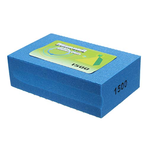 BE-TOOL Diamant-Handpolster, Körnung 1500, Schaumstoff-Schleifpads, galvanisiert, Diamant-Handpolierpads für Stein, Glas, Keramik, Marmor, Granit BE-TOOL Diamant-Handpolster, Körnung 1500, Schaumstoff-Schleifpads, galvanisiert, Diamant-Handpolierpads für Stein, Glas, Keramik, Marmor, Granit von BE-TOOL