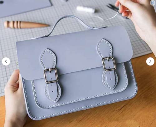 DIY Geldbörse Tasche Satchel Making Kit Cambridge Schnittmuster Geldbörse PU Leder Material Bastelwerkzeug Set Handgefertigte Handtasche Umhängetasche PDFNähen Strickstich Frau Mädchen Geburtstag von BEABLINGER