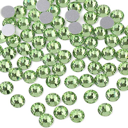 BEADSLAND 1440 Stücke Flache Rückseite Strasssteine, Nagel Kristalle Strasssteine Für Nägel, Hellgrün, SS16(3.8-4.0mm) von BEADSLAND