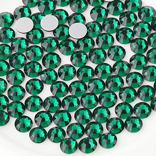 Beadsland 1440 Stücke Flache Rückseite Strasssteine, Nagel Kristalle Strasssteine Für Nägel, Smaragdgrün, SS6(1.9-2.0mm) von BEADSLAND