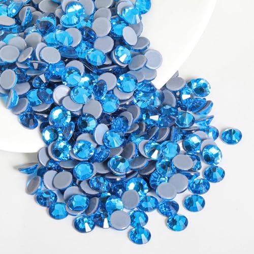 Beadsland 288 Stück Capri Blau Hotfix Strasssteine, Hitzefix Strasssteine zum Basteln, Hotfix Kristall Runde Edelsteine,Capri Blau,SS34,7.0-7.3mm Beadsland 288 Stück Capri Blau Hotfix Strasssteine, Hitzefix Strasssteine zum Basteln, Hotfix Kristall Runde Edelsteine,Capri Blau,SS34,7.0-7.3mm von BEADSLAND