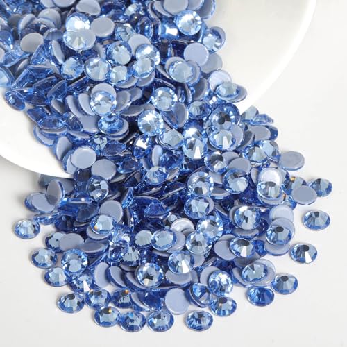 Beadsland 288 Stück Hellblau Hotfix Strasssteine, Hitzefix Strasssteine zum Basteln, Hotfix Kristall Runde Edelsteine,Hellblau,SS34,7.0-7.3mm Beadsland 288 Stück Hellblau Hotfix Strasssteine, Hitzefix Strasssteine zum Basteln, Hotfix Kristall Runde Edelsteine,Hellblau,SS34,7.0-7.3mm von BEADSLAND
