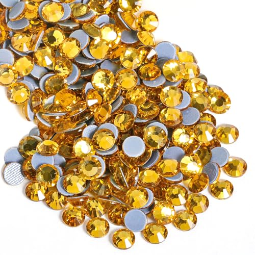 Beadsland Hotfix Strasssteine, 1440 Stück Flatback Kristall Strasssteine zum Basteln, Kleidung, Basteln, Dekorationen, Topas, SS12, 3.0-3.2 mm Beadsland Hotfix Strasssteine, 1440 Stück Flatback Kristall Strasssteine zum Basteln, Kleidung, Basteln, Dekorationen, Topas, SS12, 3.0-3.2 mm von BEADSLAND