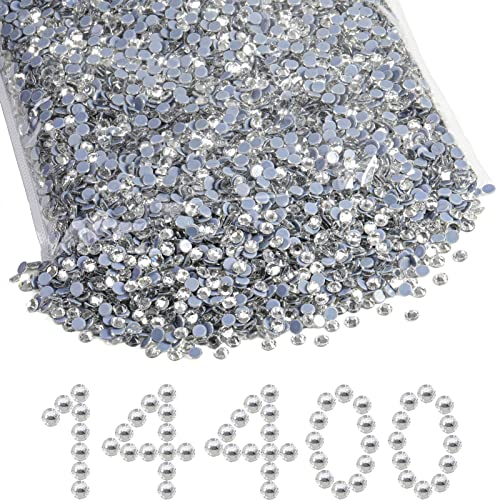 Beadsland Hotfix Strasssteine Bulk, 14400 Stück Kristall Hotfix Strasssteine zum Basteln Kleidung DIY Dekoration, Kristall Weiss, SS16, 3.8-4.0mm Beadsland Hotfix Strasssteine Bulk, 14400 Stück Kristall Hotfix Strasssteine zum Basteln Kleidung DIY Dekoration, Kristall Weiss, SS16, 3.8-4.0mm von BEADSLAND