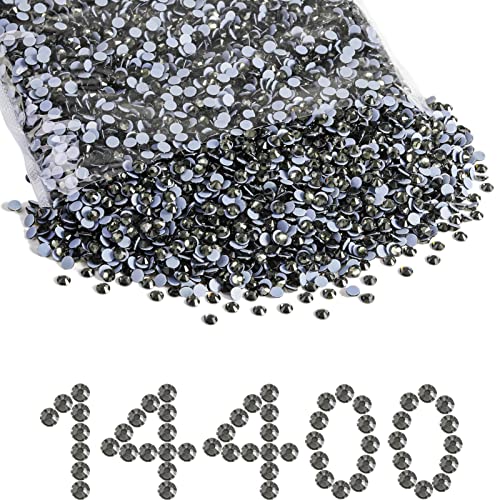 Beadsland Hotfix Strasssteine Bulk,14400pcs Grauen Hot Fix Strasssteine für Kunsthandwerk Kleidung DIY Dekoration,Anthrazit,SS6,1.9-2.1mm Beadsland Hotfix Strasssteine Bulk,14400pcs Grauen Hot Fix Strasssteine für Kunsthandwerk Kleidung DIY Dekoration,Anthrazit,SS6,1.9-2.1mm von BEADSLAND