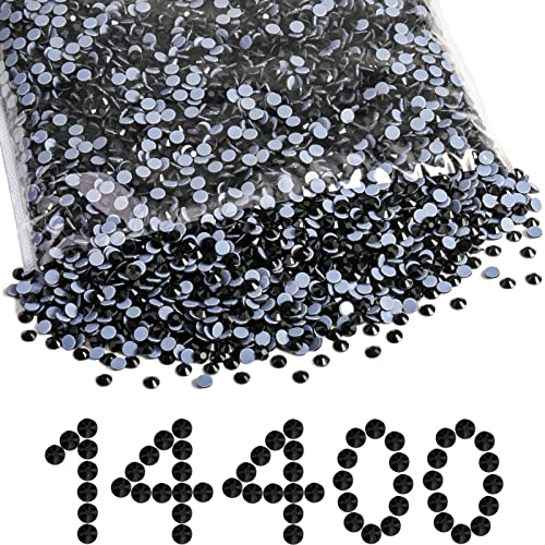 Beadsland Hotfix Strasssteine Bulk,14400pcs Schwarze Hot Fix Strasssteine für Kunsthandwerk Kleidung DIY Dekoration,Schwarz,SS6,1.9-2.1mm Beadsland Hotfix Strasssteine Bulk,14400pcs Schwarze Hot Fix Strasssteine für Kunsthandwerk Kleidung DIY Dekoration,Schwarz,SS6,1.9-2.1mm von BEADSLAND