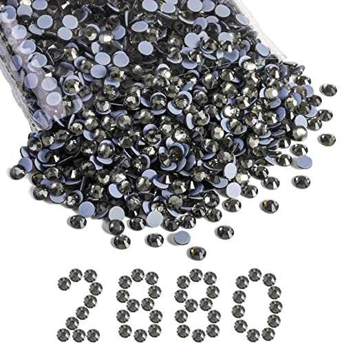 Beadsland Hotfix Strasssteine Bulk,2880pcs Grauen Hot Fix Strasssteine für Kunsthandwerk Kleidung DIY Dekoration,Anthrazit,SS30,6.3-6.5mm Beadsland Hotfix Strasssteine Bulk,2880pcs Grauen Hot Fix Strasssteine für Kunsthandwerk Kleidung DIY Dekoration,Anthrazit,SS30,6.3-6.5mm von BEADSLAND