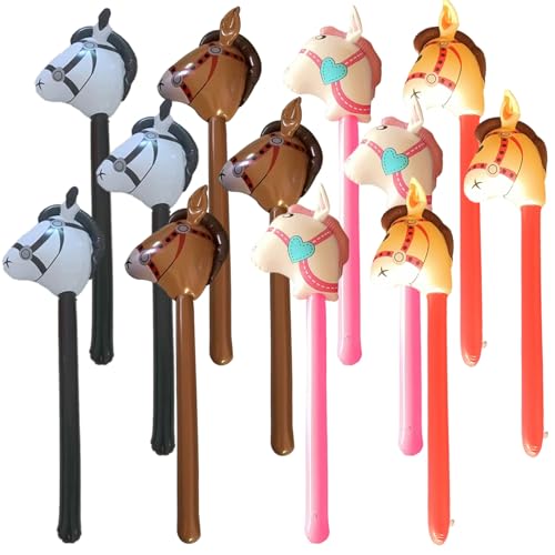 Aufblasbares Pferd, 12 Prozent aufblasbares Stock Pferd 38 Zoll 4 Farben auf einem Stock PVC in die Luft jagen Ballon für Cowgirl Geburtstag Halloween Themenparty Aufblasbares Pferd, 12 Prozent aufblasbares Stock Pferd 38 Zoll 4 Farben auf einem Stock PVC in die Luft jagen Ballon für Cowgirl Geburtstag Halloween Themenparty von BEAHING