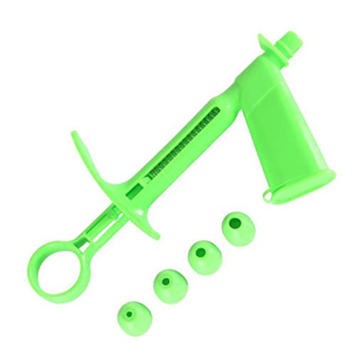 BEAHING Kuchendekorationswerkzeuge, Zuckerperlen Applikator Plastik Kuchen Back Dekoration DIY -Werkzeug mit 4 Konverter, Perlen Applikator, Grün BEAHING Kuchendekorationswerkzeuge, Zuckerperlen Applikator Plastik Kuchen Back Dekoration DIY -Werkzeug mit 4 Konverter, Perlen Applikator, Grün von BEAHING