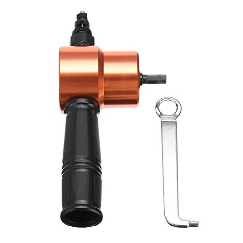 BEAHING Power -Bohrer Nibbler Doppelkopf Metallblech Nibbler Bohransatz mit Schraubenschlüssel orange, Kraftbohrer Nibbler BEAHING Power -Bohrer Nibbler Doppelkopf Metallblech Nibbler Bohransatz mit Schraubenschlüssel orange, Kraftbohrer Nibbler von BEAHING
