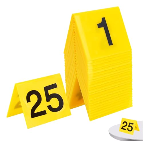 Beweismarkierungen, Tatortmarkierungen 25pcs 2.95x3.54 Zoll Foto Beweismarke Szenenkarte Halloween Dekor 1-25 Nummer Beweismarkierungen, Tatortmarkierungen 25pcs 2.95x3.54 Zoll Foto Beweismarke Szenenkarte Halloween Dekor 1-25 Nummer von BEAHING