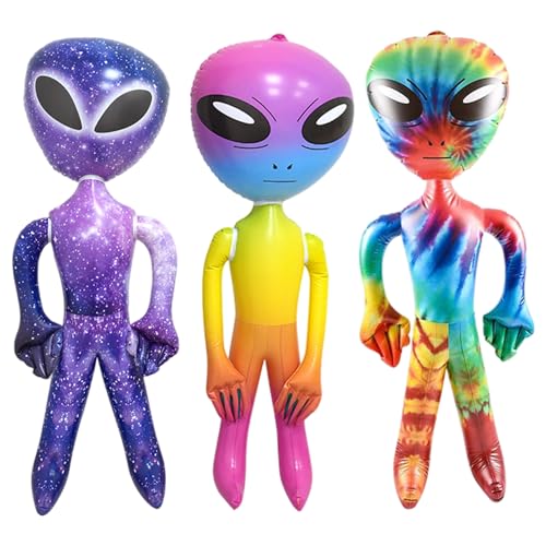 Blow up Alien, aufblasbare Alien 3PCS 63 Zoll Riesen PVC süße farbenfrohe Blow -Up Alie für Geburtstagsfeier Gefällt mir Halloween -Dekorationen Blow up Alien, aufblasbare Alien 3PCS 63 Zoll Riesen PVC süße farbenfrohe Blow -Up Alie für Geburtstagsfeier Gefällt mir Halloween -Dekorationen von BEAHING