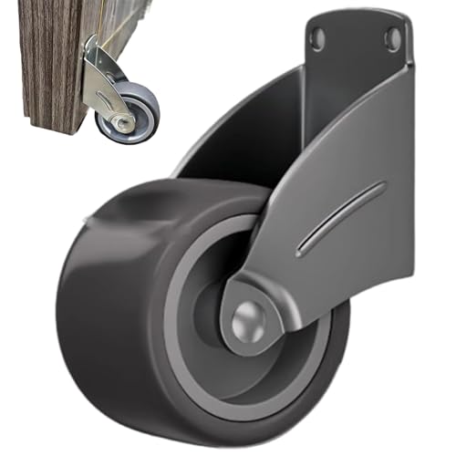 Kleine Zaubererräder, Torräder, Hochleistungs- und Verschleiß-resistentes Stumm für Möbel, einfach zu installierende Rollen für Möbelbeine, Türen, Schränke, Hochleistungs-Tor Rad von BEAHING