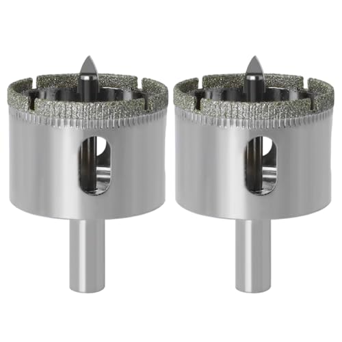 Lochbohrbit, 2pcs Lochsägen, 2 Zoll/50 -mm -Diamantsäge mit Mitte zum Schneiden von Metallholz -Kunststoff -Glasstein -Porzellan, 2 Säge Lochbohrbit, 2pcs Lochsägen, 2 Zoll/50 -mm -Diamantsäge mit Mitte zum Schneiden von Metallholz -Kunststoff -Glasstein -Porzellan, 2 Säge von BEAHING