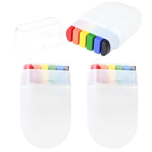 Regenbogengesichtsfarbe, 3pcs Gesichtsfarbe Buntstifte, nicht verblüffende 6 Farben Regenbogen-Buntstifte für Gesichtskörper, tragbares Regenbogen-Make-up für Gay Pride Day Celebrations Party, Gesich Regenbogengesichtsfarbe, 3pcs Gesichtsfarbe Buntstifte, nicht verblüffende 6 Farben Regenbogen-Buntstifte für Gesichtskörper, tragbares Regenbogen-Make-up für Gay Pride Day Celebrations Party, Gesich von BEAHING